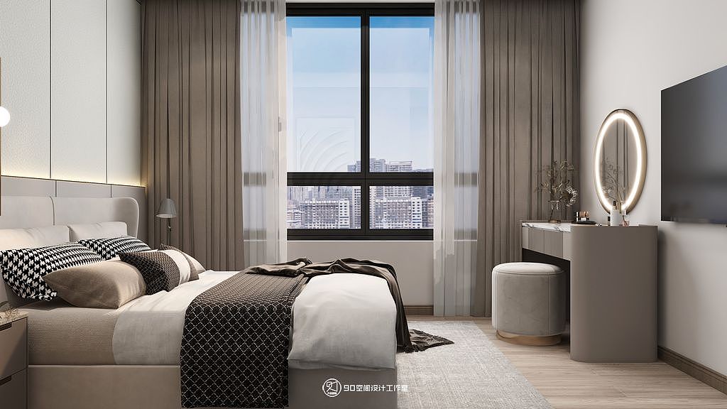 90空间设计∣136㎡清浅朴素的家,温馨舒适充满情调