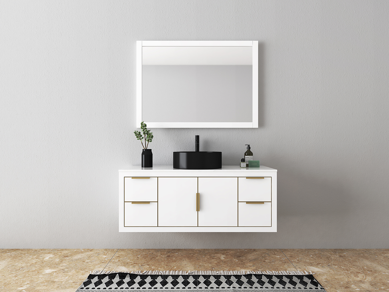 浴室柜建模渲染