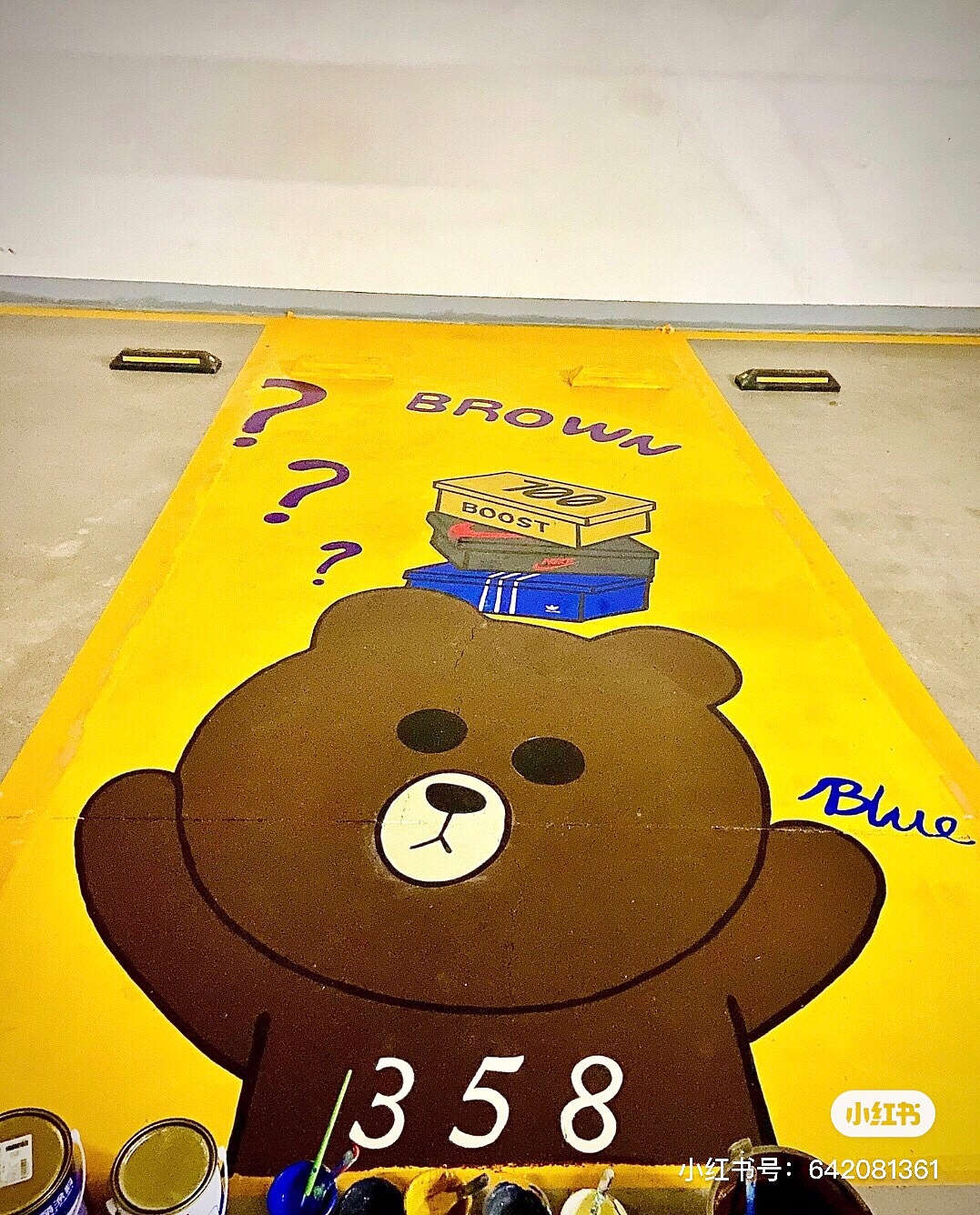 车位涂鸦|纯艺术|绘画|z00393916_原创作品-站酷(zcool)