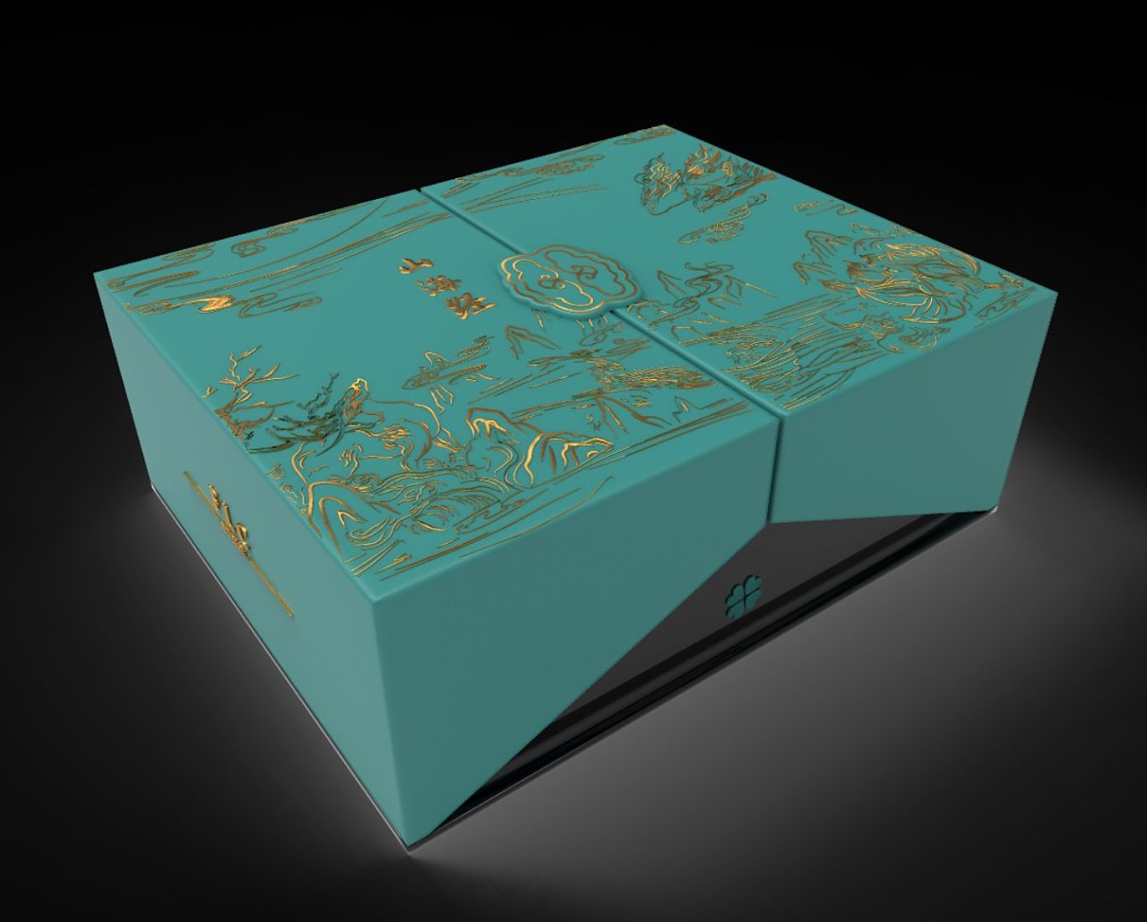 flc水沫玉之经典系列及山海经系列包装盒设计图