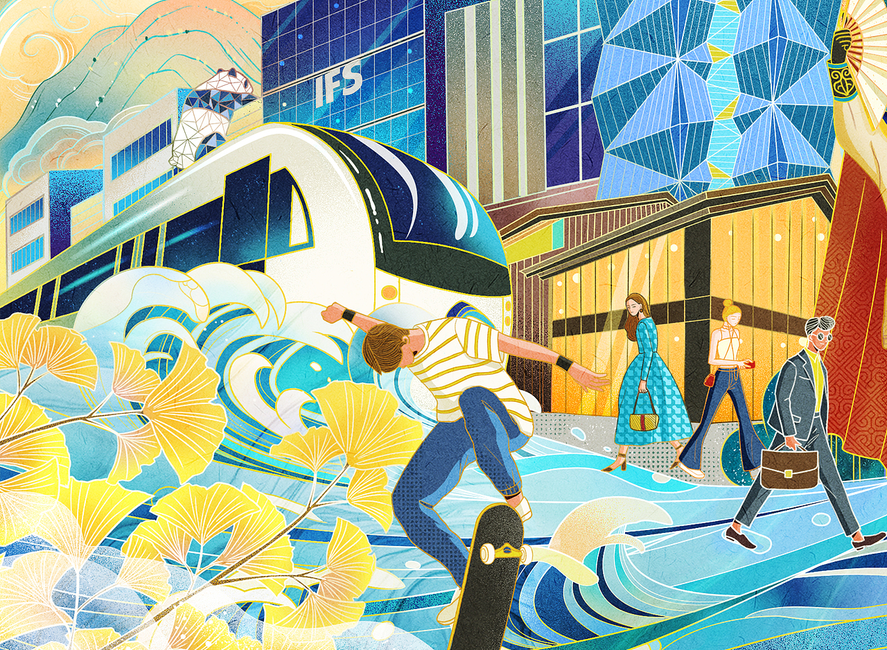 【成都城市插画】（图ZMjI5NjU0Mzgw） - 创作习作 - 站酷设计师琉璃LLEE原创素材 - 站酷ZCOOL