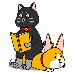 猫主子与狗奴才2（图ZMjA2NDAyNzEy） - 图案 - 站酷设计师ZHANG赫原创素材 - 站酷ZCOOL