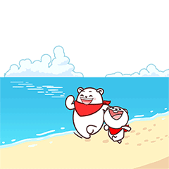 猫与熊之夏日大白