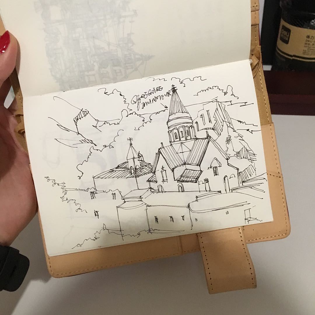 钢笔画及板绘（图ZOTY4MzY2MzI=） - 绘画 - 站酷设计师岳順順原创素材 - 站酷ZCOOL
