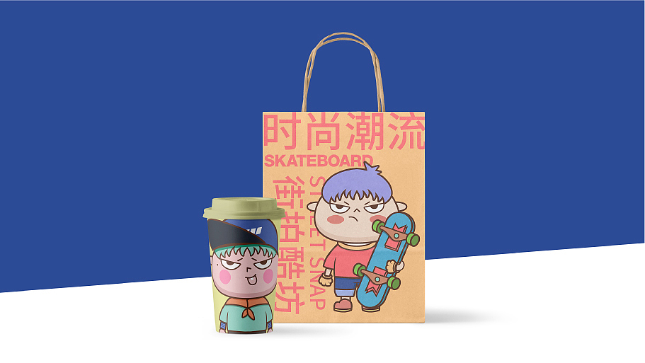 街拍酷坊卡通IP&品牌设计（图ZMTk3MTI4MzM2） - 概念设定 - 站酷设计师浅草初月原创素材 - 站酷ZCOOL