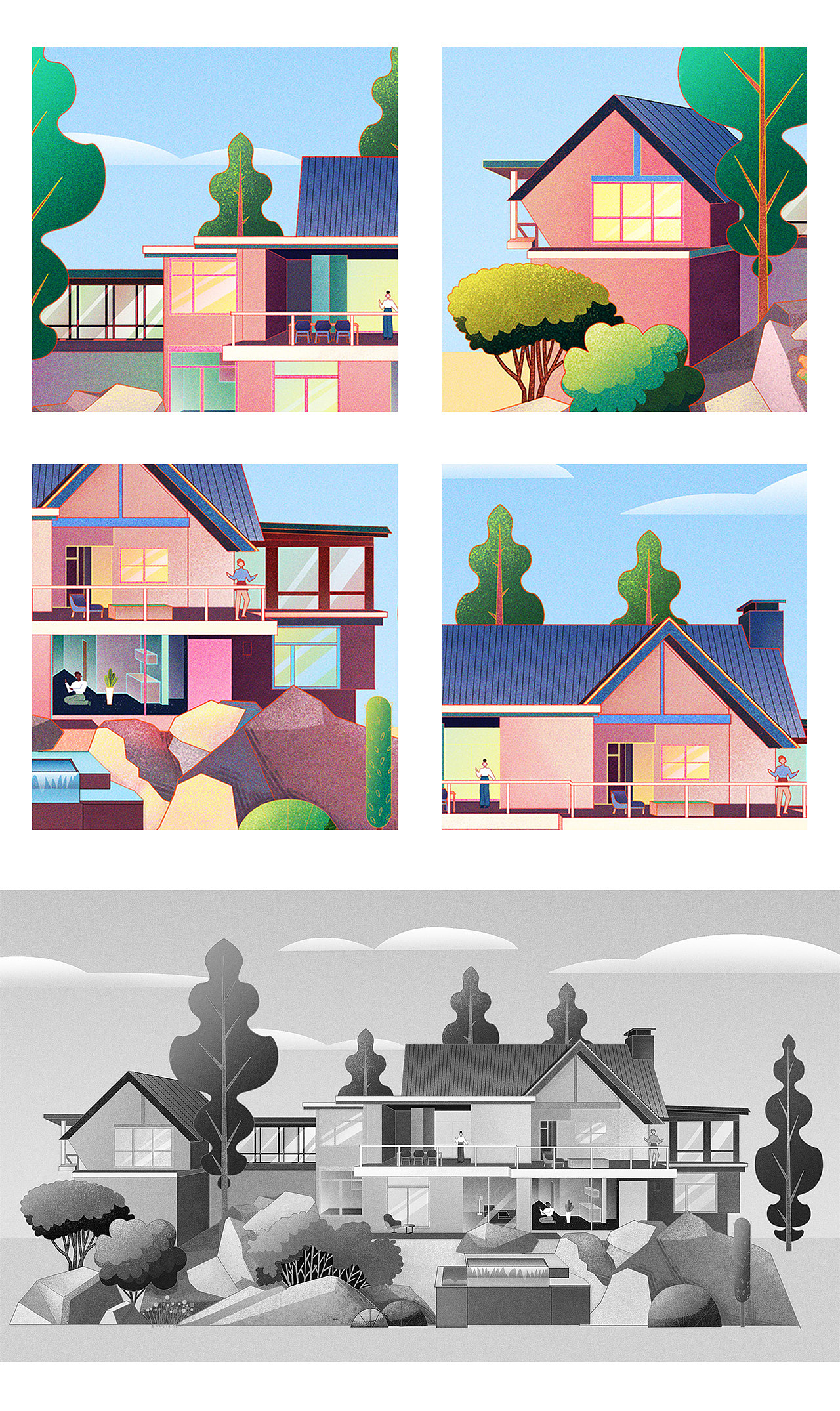 3月插画设计（图ZMTUwNDUwNzI0） - 商业插画 - 站酷设计师道群原创素材 - 站酷ZCOOL