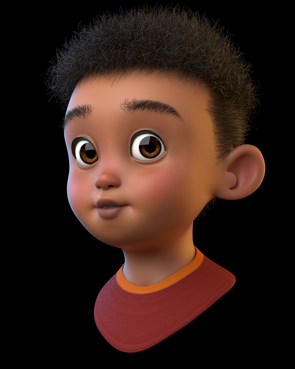 cartoon kid