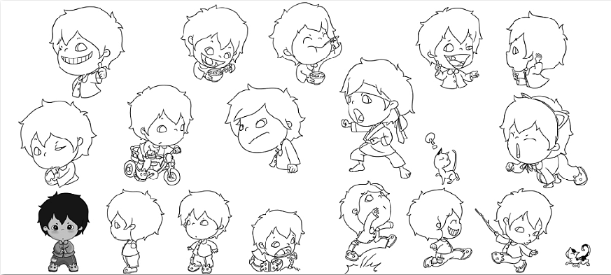 过去在几个公司作品 练习