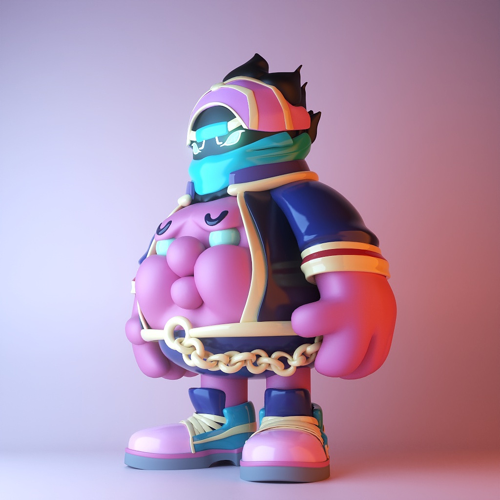 潮玩设计|三维|人物/生物|真三竖 - 原创作品 - 站酷 (zcool)