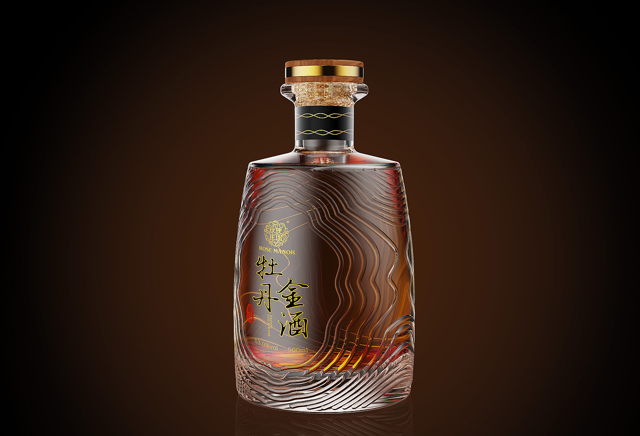 牡丹金酒（图ZMjI4MDQzMjY0） - 包装 - 站酷设计师BEN0625原创素材 - 站酷ZCOOL