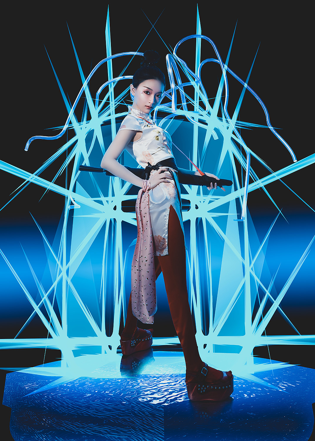 赛博中国风（图ZMjkxNjAxMDIw） - 人像摄影 - 站酷设计师摄影师cat原创素材 - 站酷ZCOOL