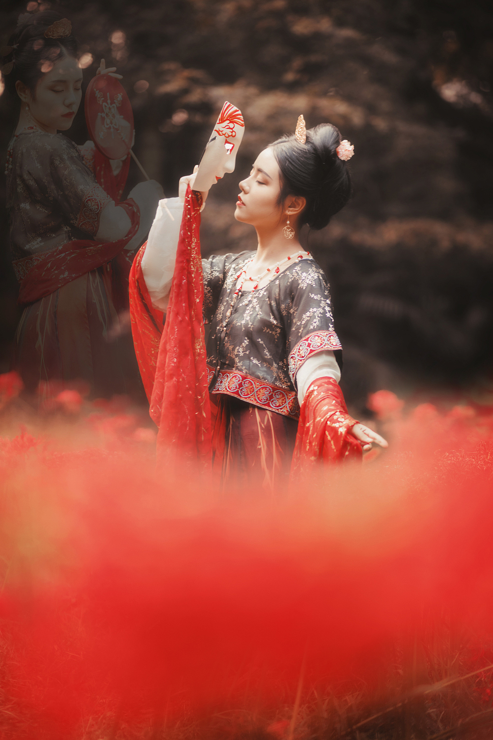 彼岸花（图ZOTQ1MzUzNDQ=） - 人像摄影 - 站酷设计师三空空原创素材 - 站酷ZCOOL
