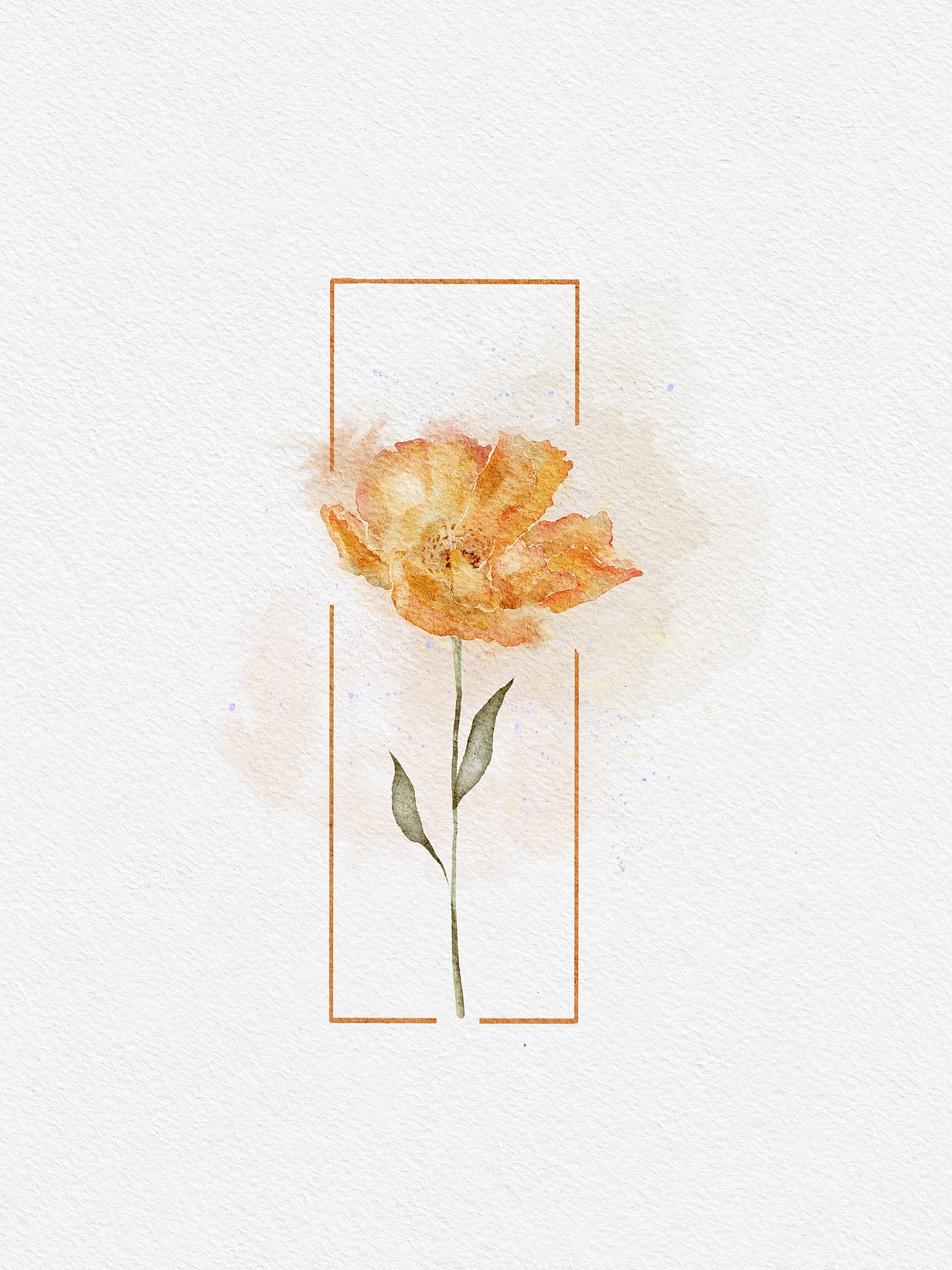 procreate水彩花卉