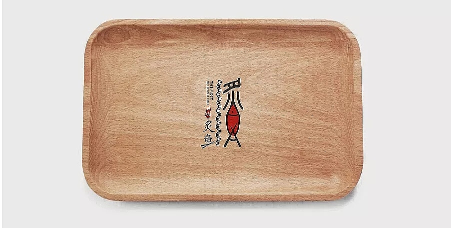 一家时尚烤鱼品牌logo设计