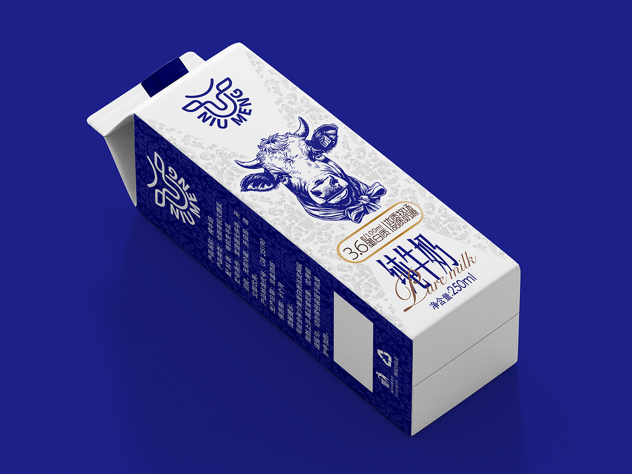 牛奶包装设计（图ZMzczODQ5ODAw） - 包装 - 站酷设计师壹笔壹画品牌创意原创素材 - 站酷ZCOOL