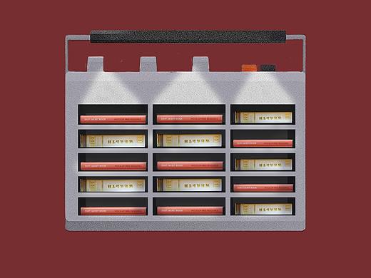 书籍展示道具设计