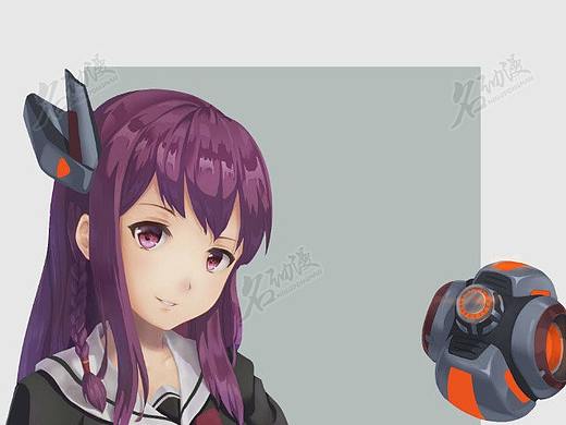武装女子高校生插画6