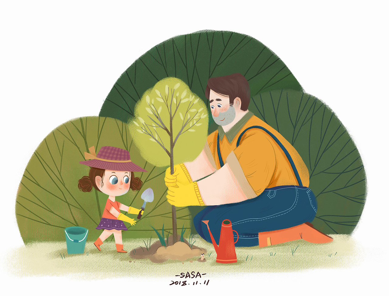 2018-2019作品合集（图ZMTQzMTI2ODYw） - 儿童插画 - 站酷设计师sasa五小桃原创素材 - 站酷ZCOOL