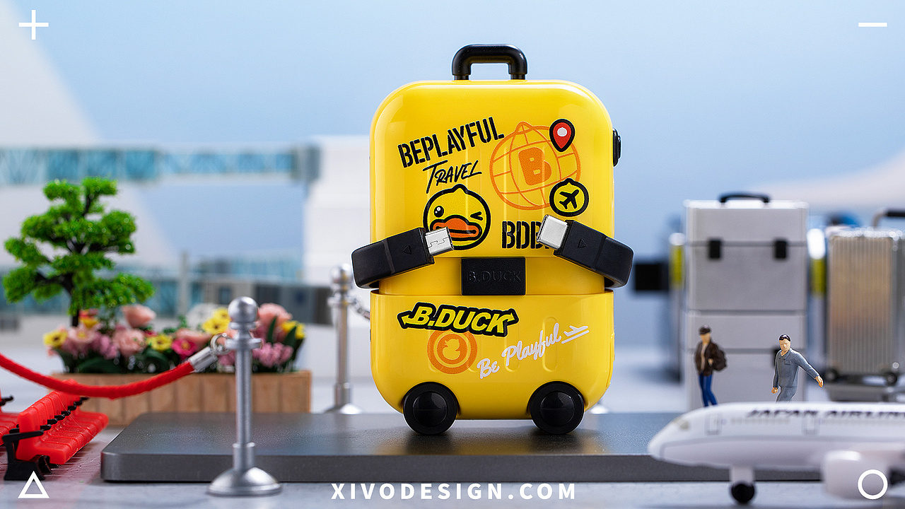 小黄鸭 x 佳简几何｜B.Duck行李箱移动电源（图ZMjU4MDc0Mzky） - 电子产品 - 站酷设计师佳简几何工业设计原创素材 - 站酷ZCOOL