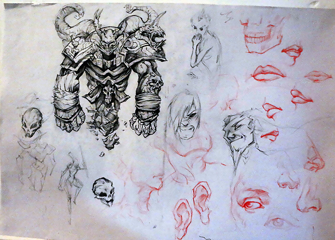 人体绘画 动态素描|纯艺术|绘画|血瓶子 - 原创作品 - 站酷 (zcool)