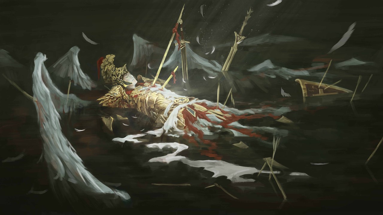 FALLEN ANGLE（图ZNTc4ODI5MDg=） - 商业插画 - 站酷设计师荔枝杨原创素材 - 站酷ZCOOL