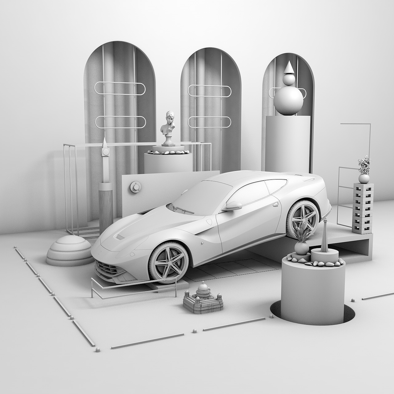 孟菲斯风格场景（图ZMjA1ODI3MjQw） - 场景 - 站酷设计师Happenatw原创素材 - 站酷ZCOOL