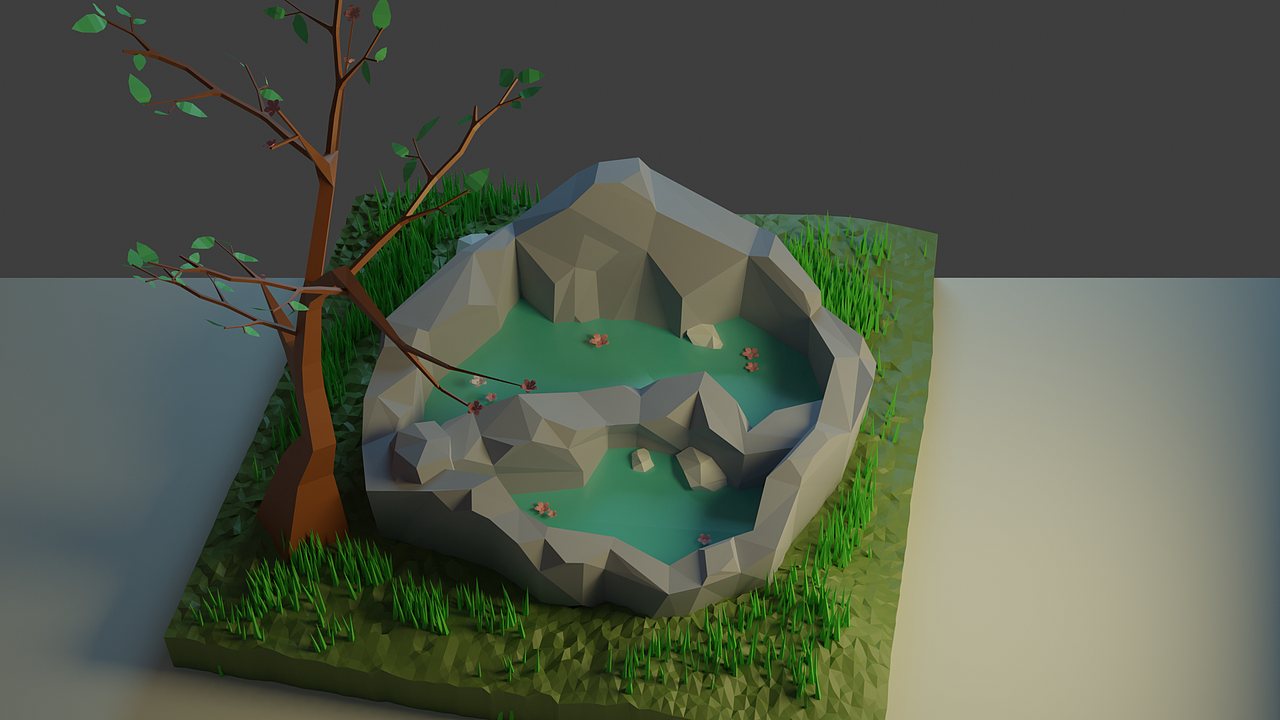 3d lowpoly练习（图ZMTU4MDYwMDY4） - 其他三维 - 站酷设计师ovlvo原创素材 - 站酷ZCOOL
