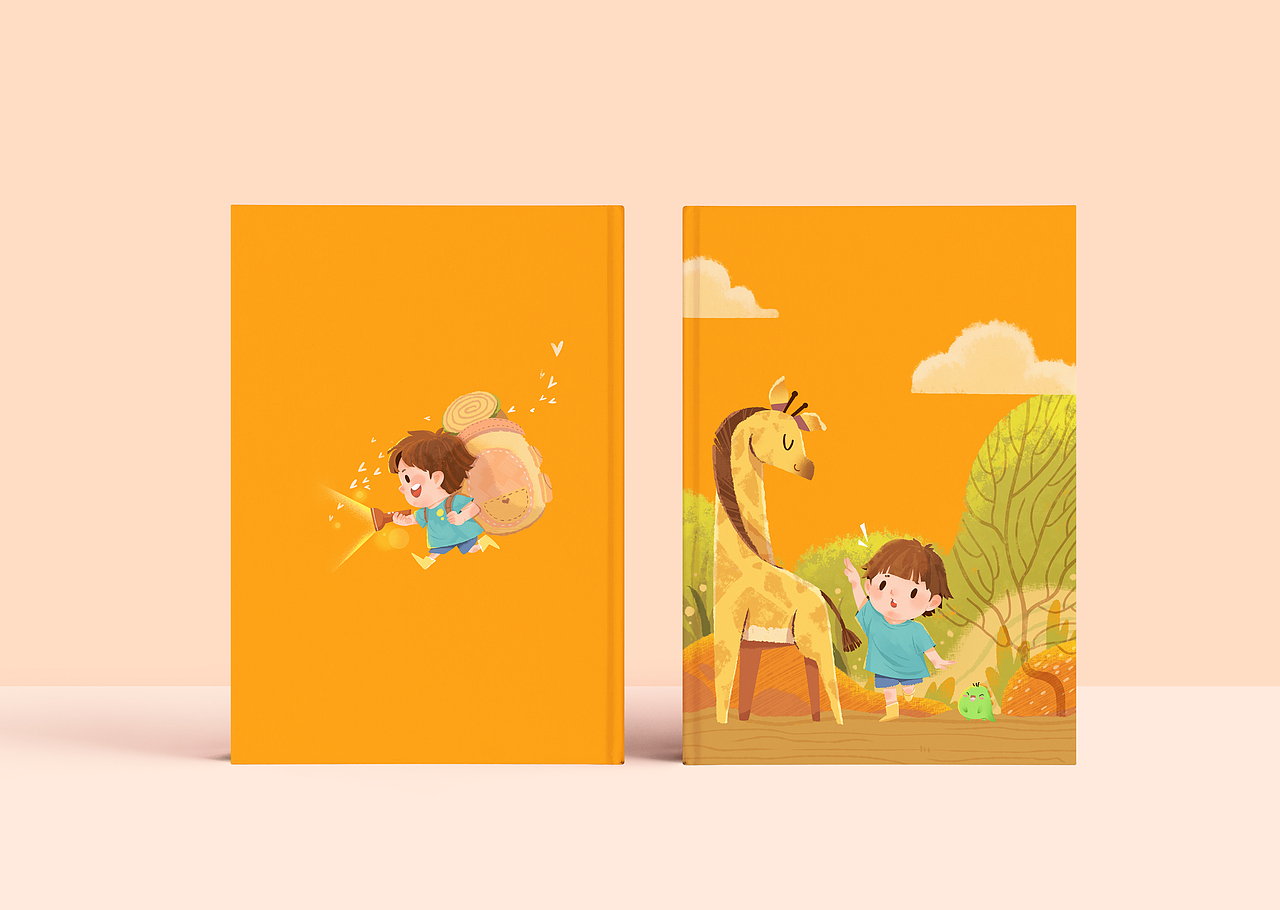 儿童插画封面（图ZMTU3MTk0NDA4） - 商业插画 - 站酷设计师薪南原创素材 - 站酷ZCOOL