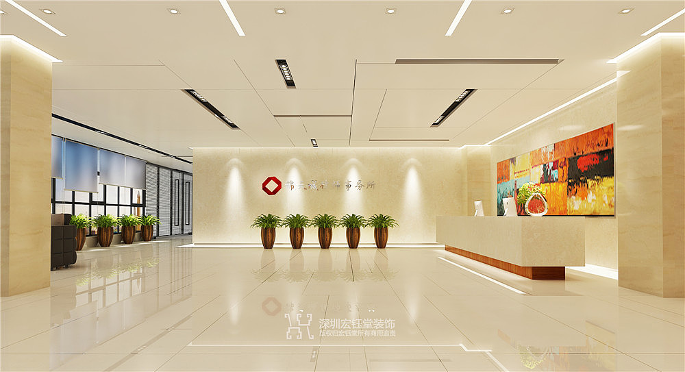 郑州整层办公室装修设计案例