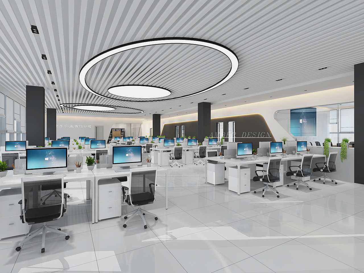 世东集团办公室|成都办公室装修设计|科技感办公空间