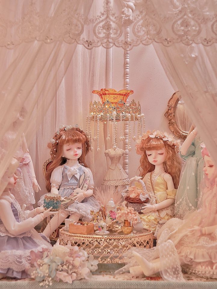 花花姑娘bjd6分娃娃-童梦繁花（图ZMzE4NTIzMjQw） - 手办/模玩 - 站酷设计师倒影BJD娃娃原创素材 - 站酷ZCOOL