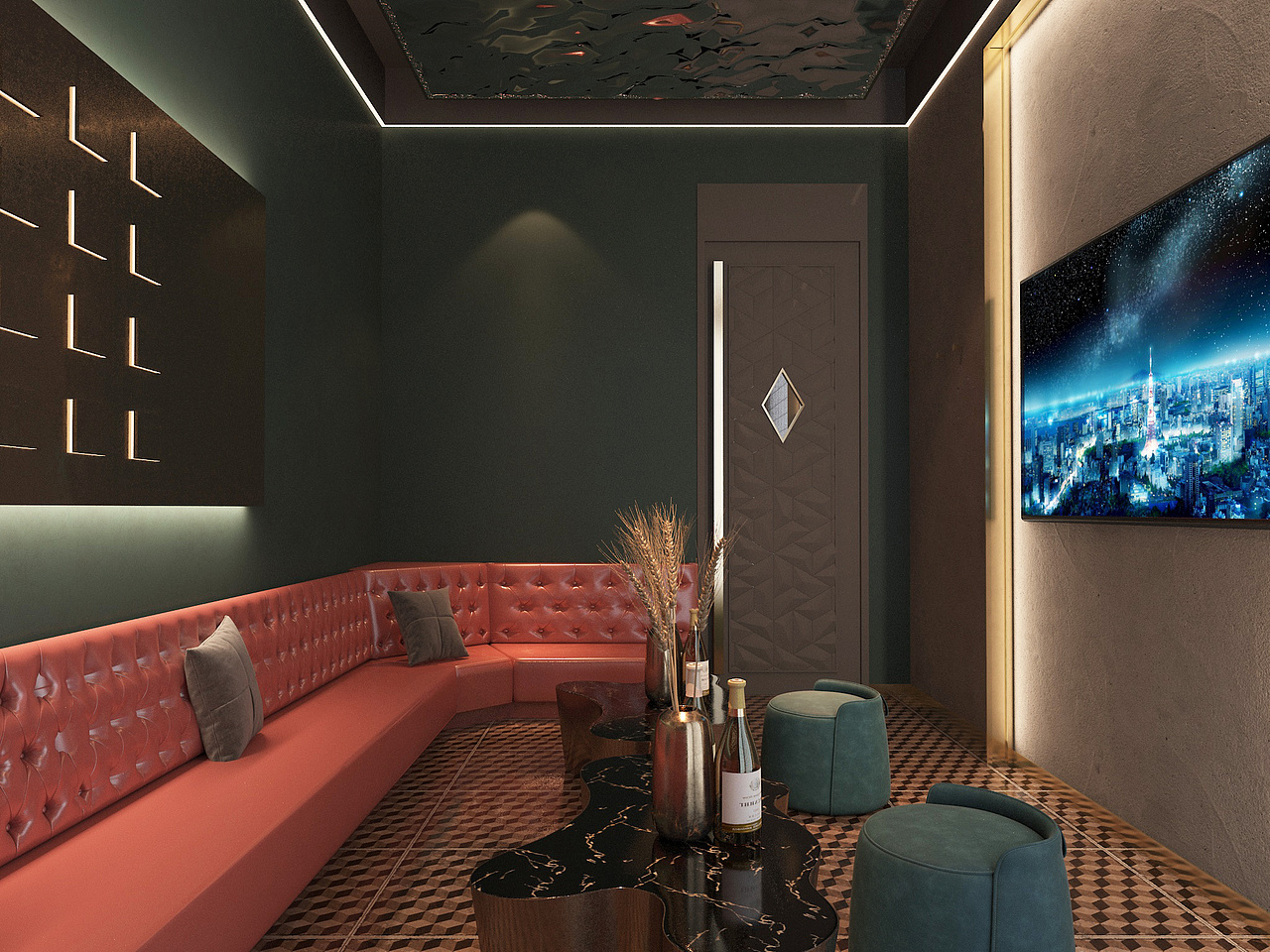 银川餐厅装修设计效果图|银川装修公司