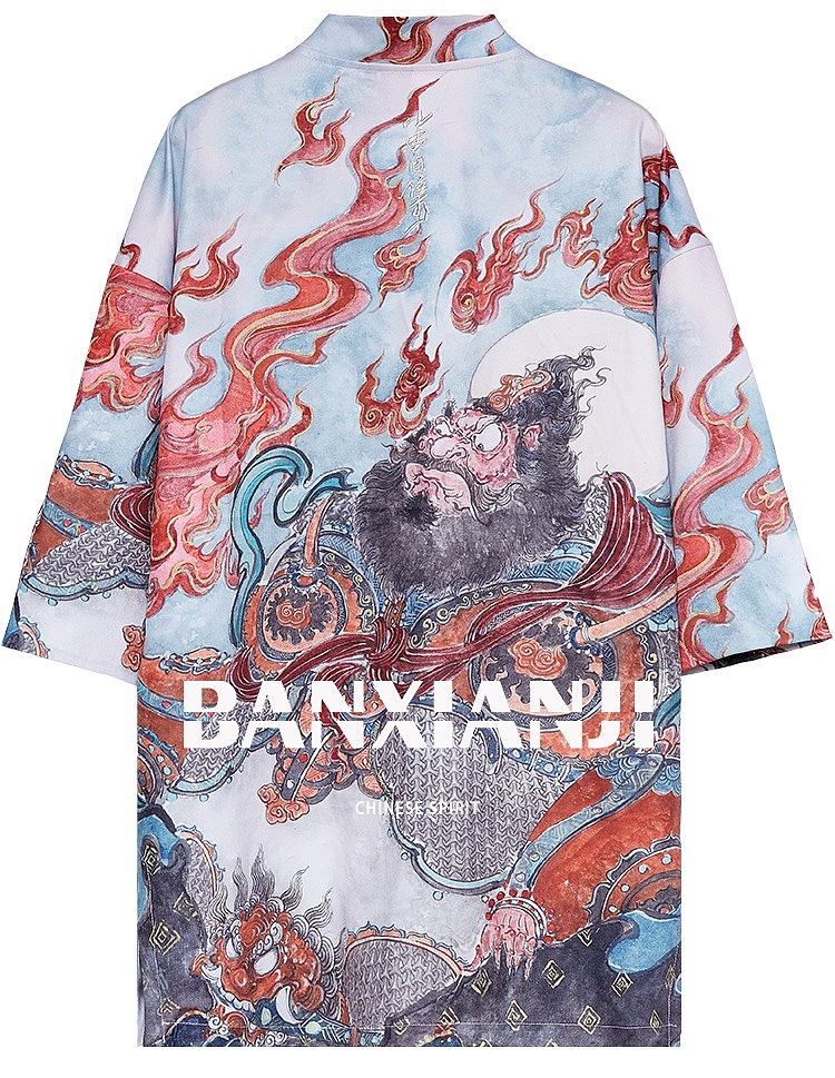 鸣鸿 x 半闲集《火神雷神》联名服装集