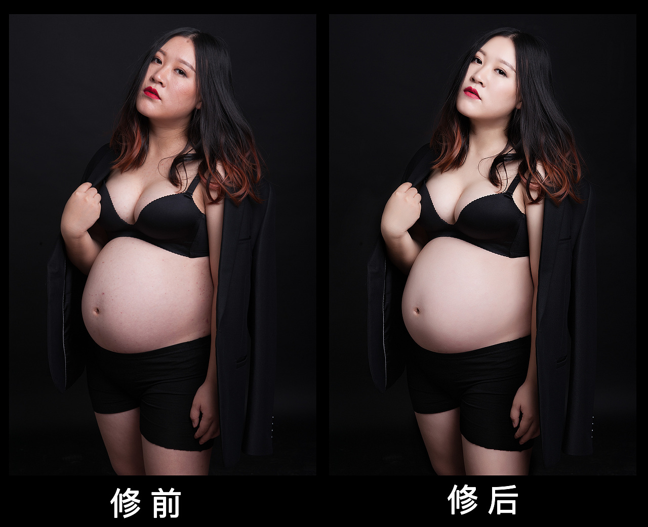 高低频人像精修