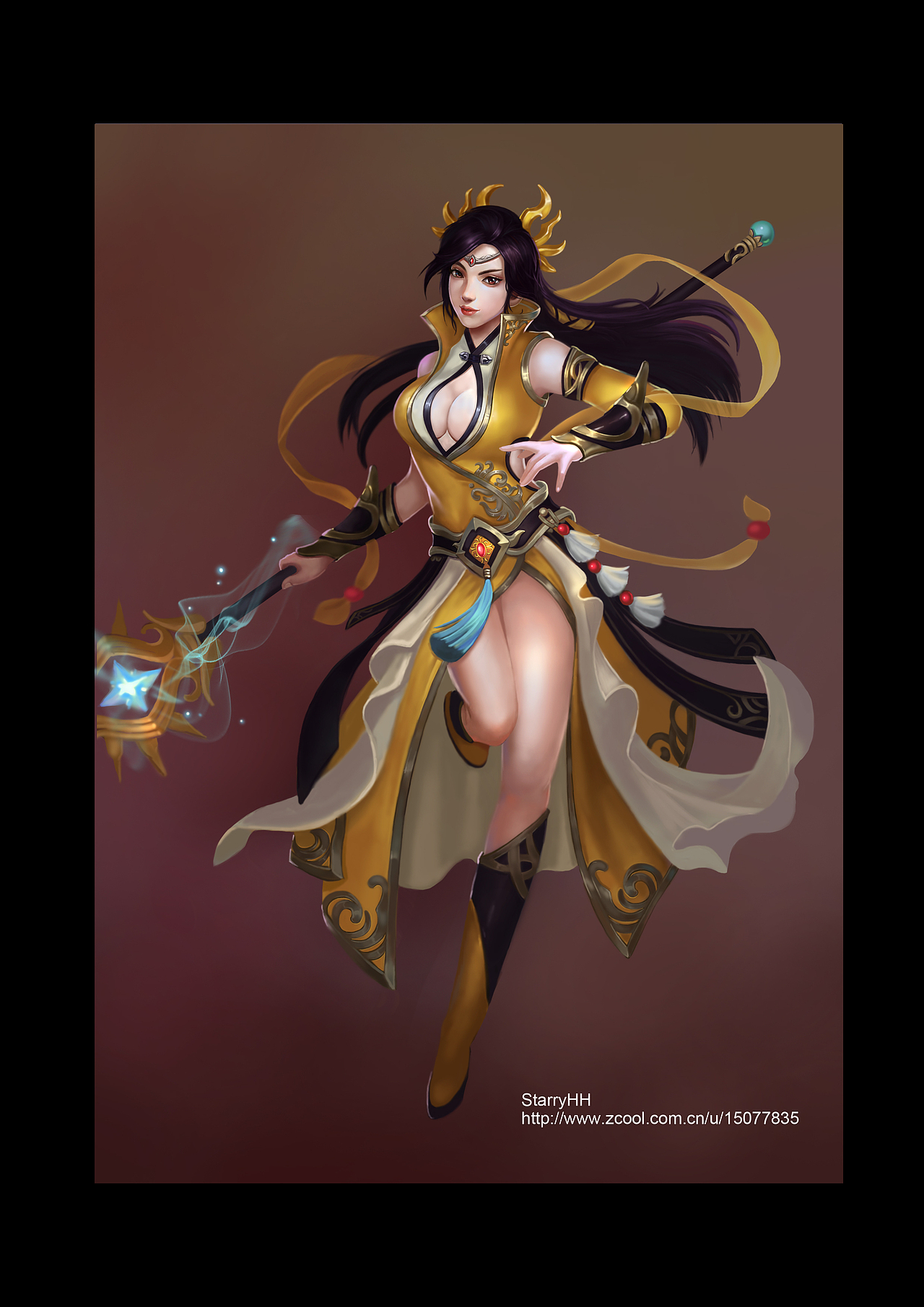 写实中国风人物原画设计（图ZNjg3NTY5MzY=） - 游戏原画 - 站酷设计师StarryHH原创素材 - 站酷ZCOOL