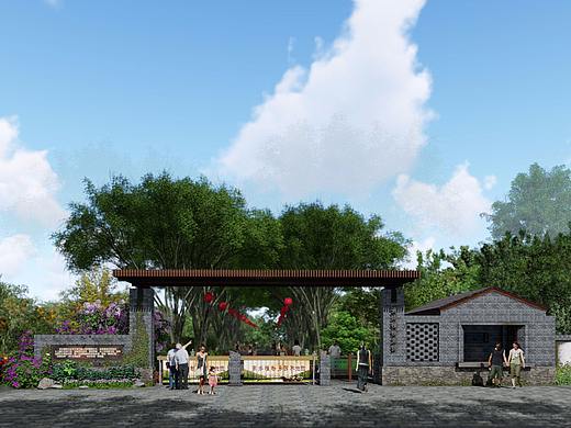 亲水植物乐园入口景观设计