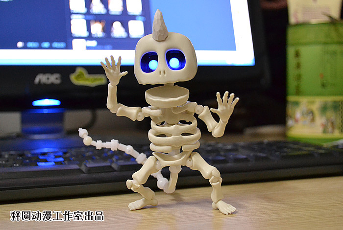 古罗guluo 骷髅可动玩偶【gk件白模】|手工艺|手办/模玩|敬请原谅