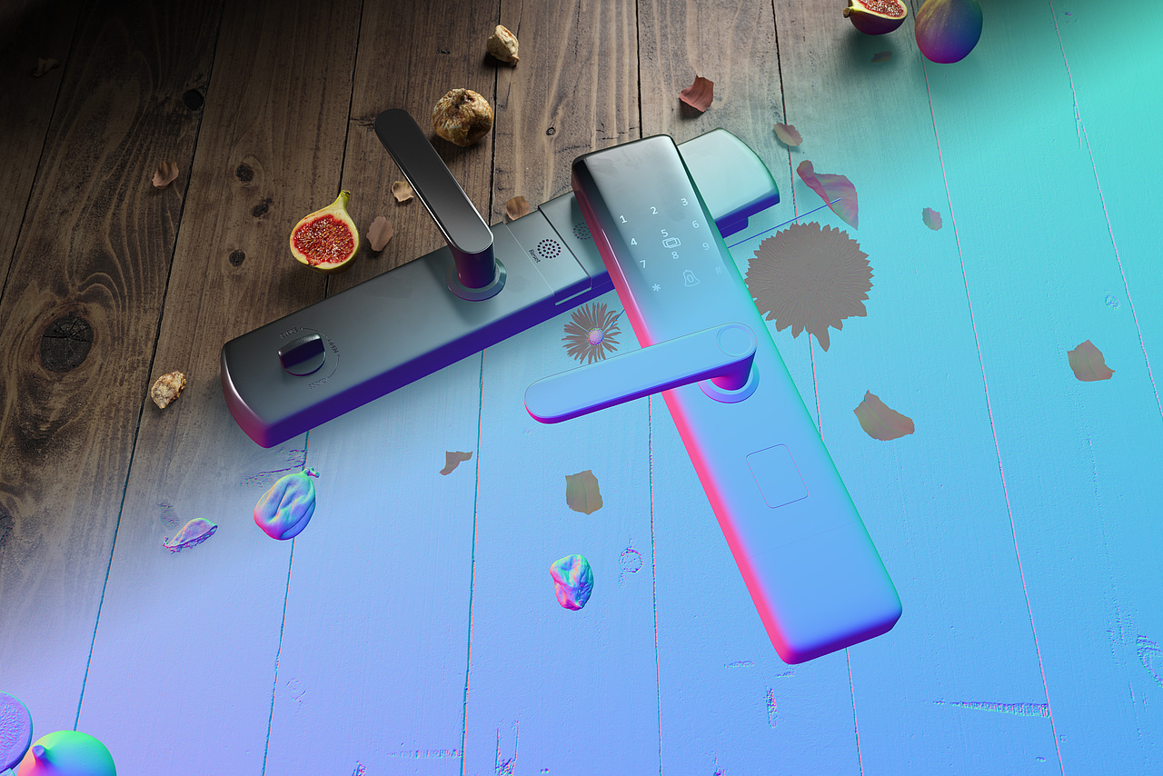 电子锁产品表现（图ZMTU2NDU5NDcy） - 电子产品 - 站酷设计师AMaxPing原创素材 - 站酷ZCOOL