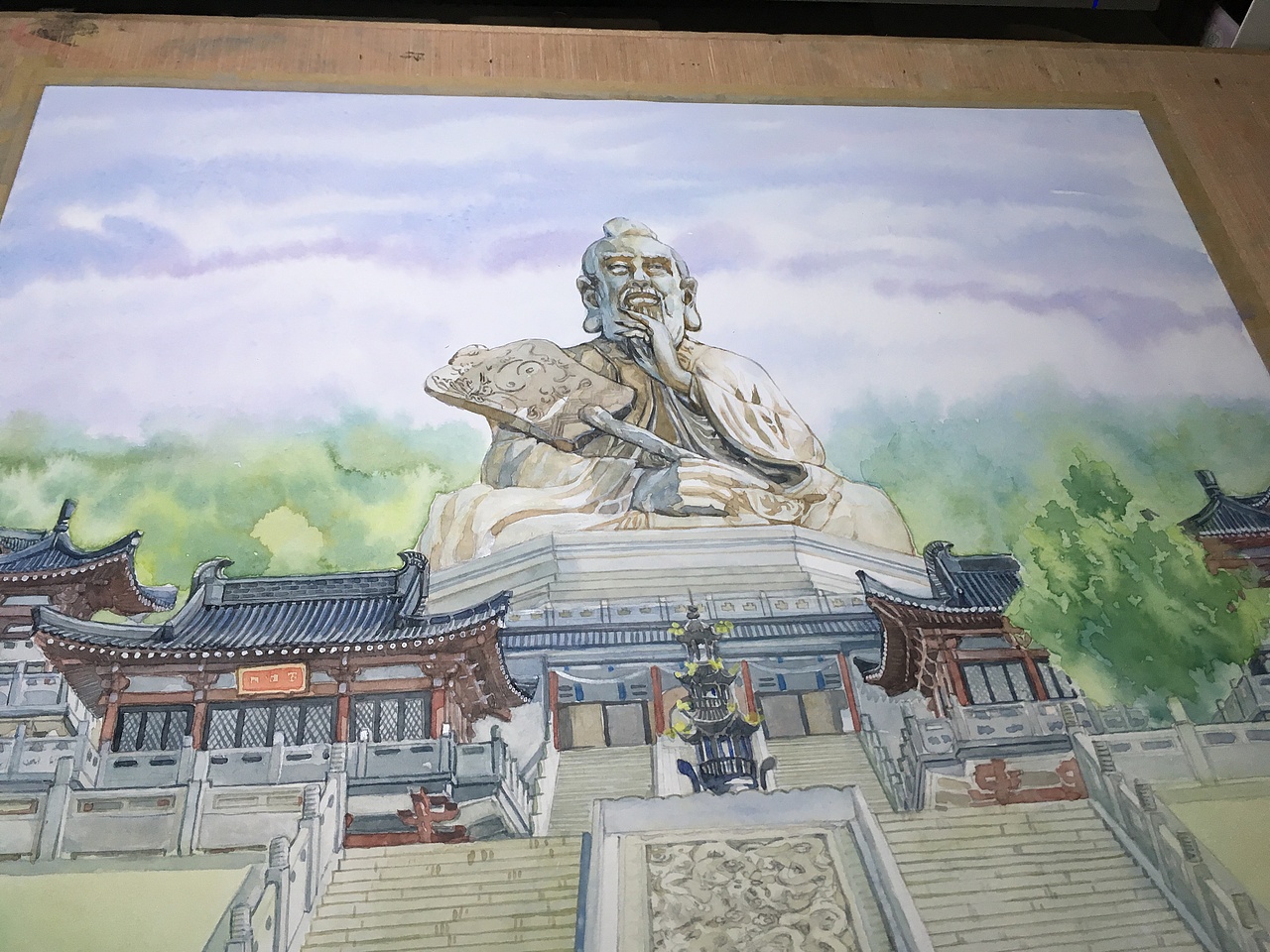 【手绘城市】茅山（图ZODY3Nzc3NTY=） - 商业插画 - 站酷设计师阿骨AOKI原创素材 - 站酷ZCOOL