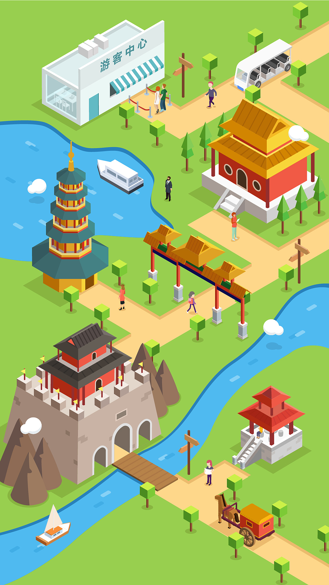 2.5D学员作品展示（图ZMTI3MTY5NjY0） - 商业插画 - 站酷设计师青菜没有虫原创素材 - 站酷ZCOOL