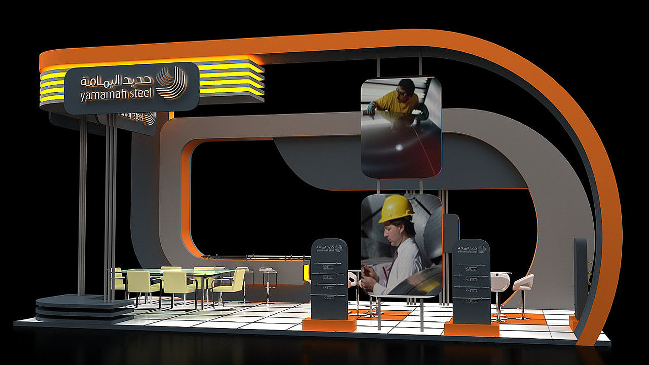 工业展位设计 3D效果图设计（图ZMTkyNDkwNjUy） - 其他 - 站酷设计师Bigggg原创素材 - 站酷ZCOOL