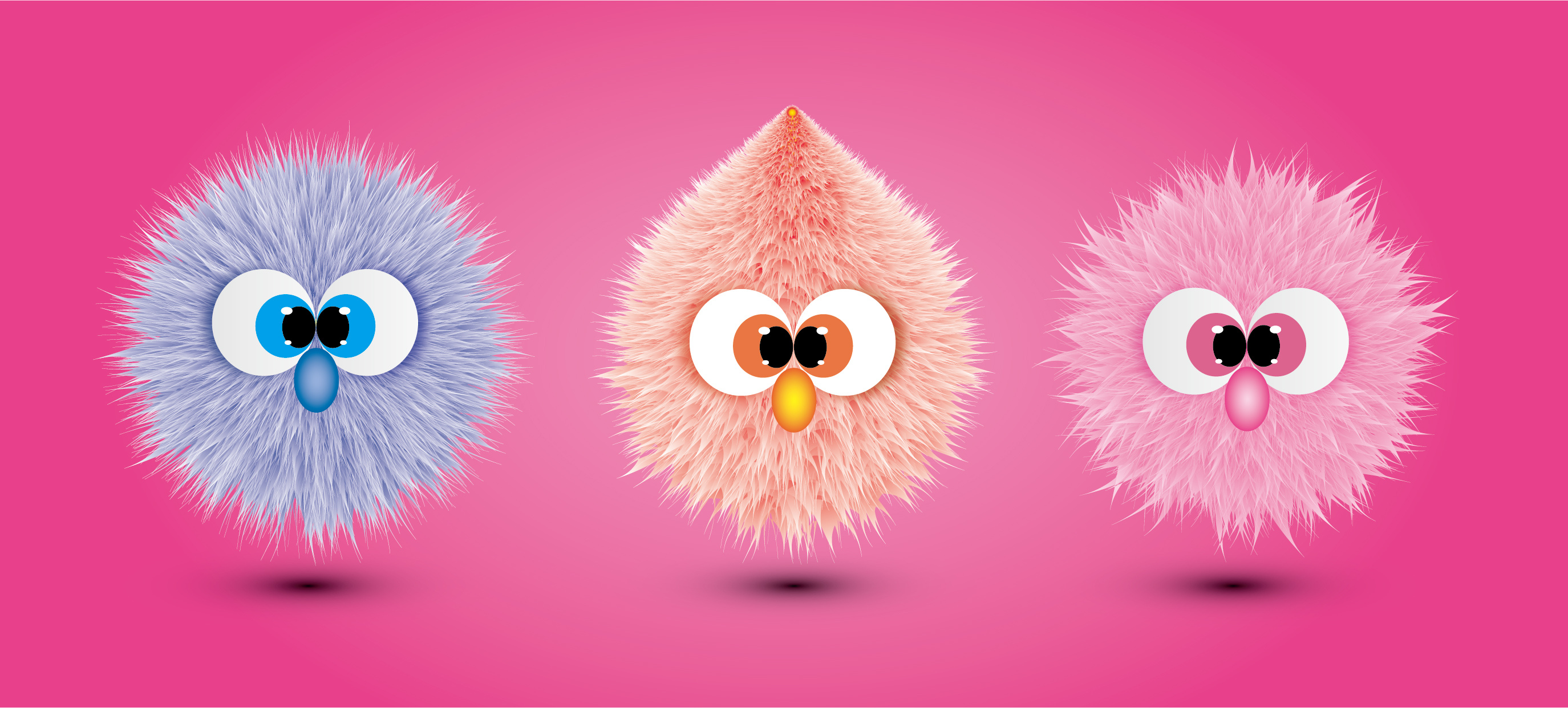 ai 毛茸茸的小毛球