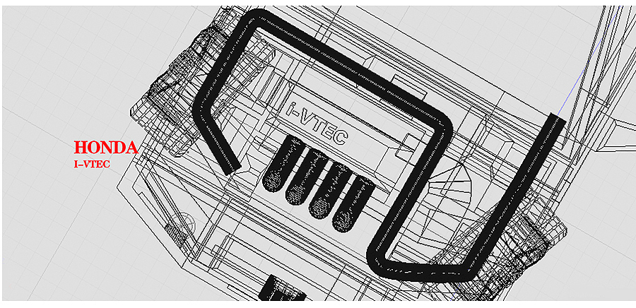 HONDA VTEC 哈！LOWPOLY 初试！（图ZODAyOTc1MTY=） - 机械/交通 - 站酷设计师nitailong原创素材 - 站酷ZCOOL