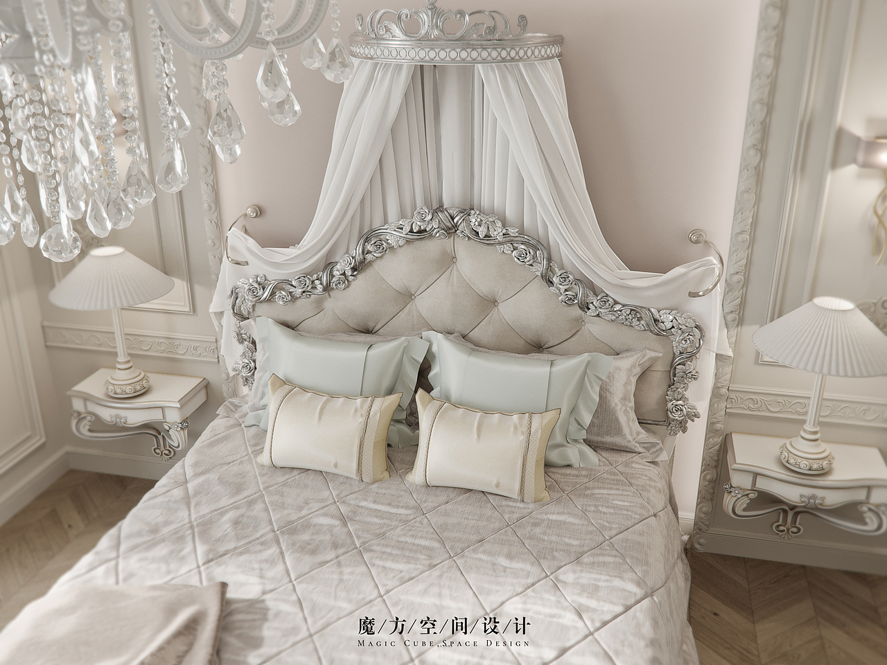 【魔方】法式轻奢•贵州遵义别墅项目（图ZMjE2NzMyMjEy） - 家装设计 - 站酷设计师魔方空间设计原创素材 - 站酷ZCOOL