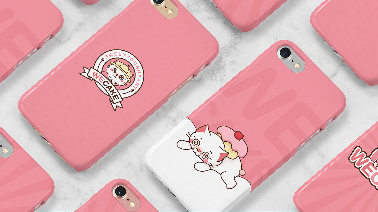 WECAKE甜品 卡通IP形象提案