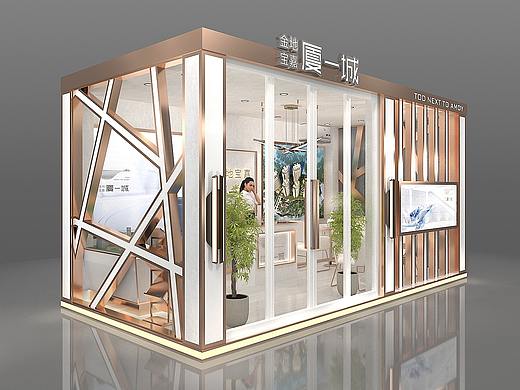 金地宝嘉·厦一城阿罗海室外展台展览展示设计