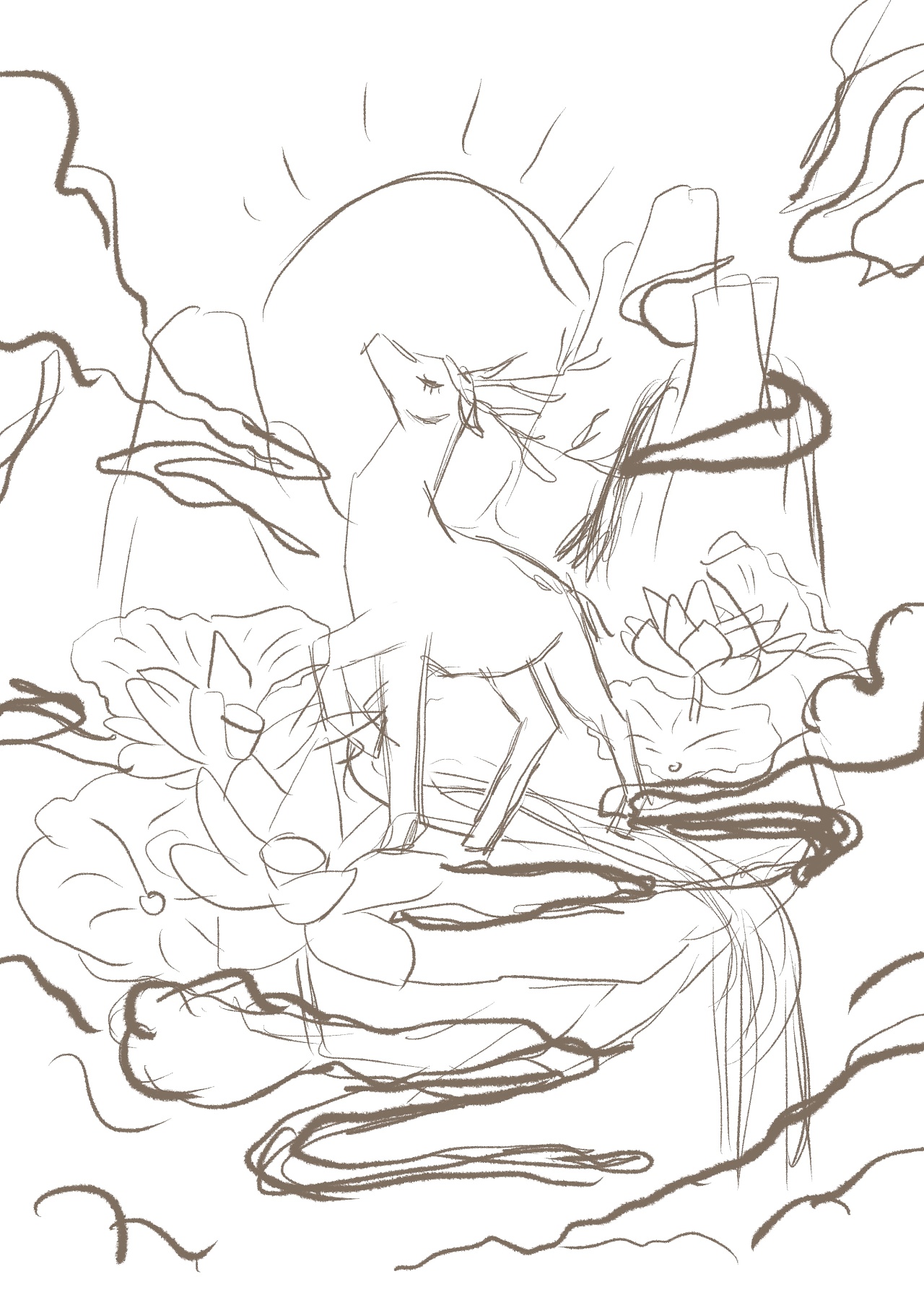 国潮插画练习(附流程)