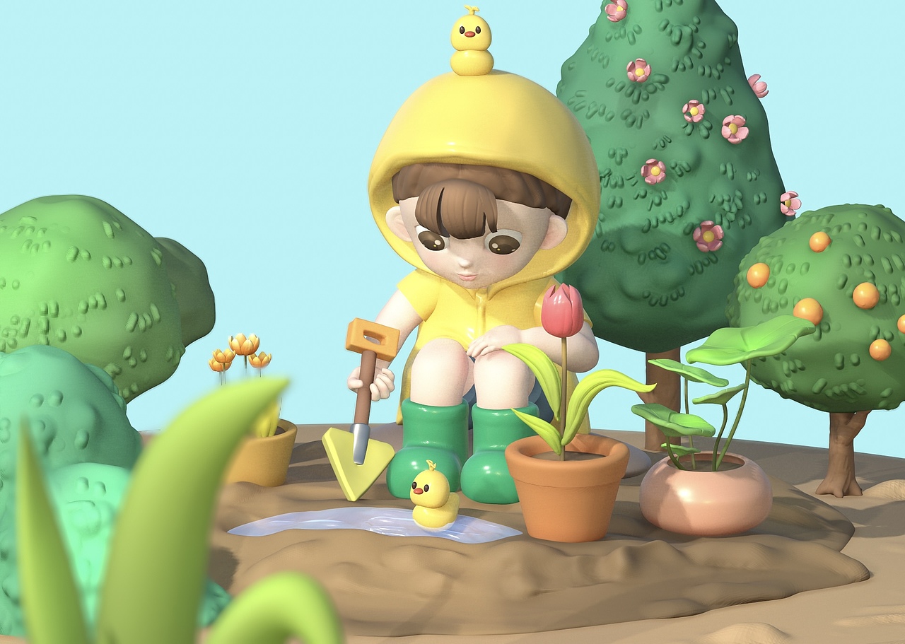 Nomad教程|在小小的花园里挖呀挖呀挖(三维建模)