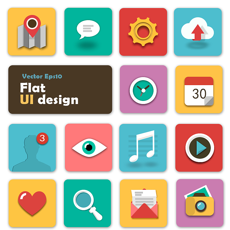 日常图标练习（图ZNTQxMjU3MjQ=） - APP界面 - 站酷设计师名字不够酷炫哦原创素材 - 站酷ZCOOL