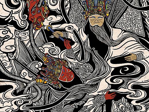 「跳地戲」貴州非遺 ©